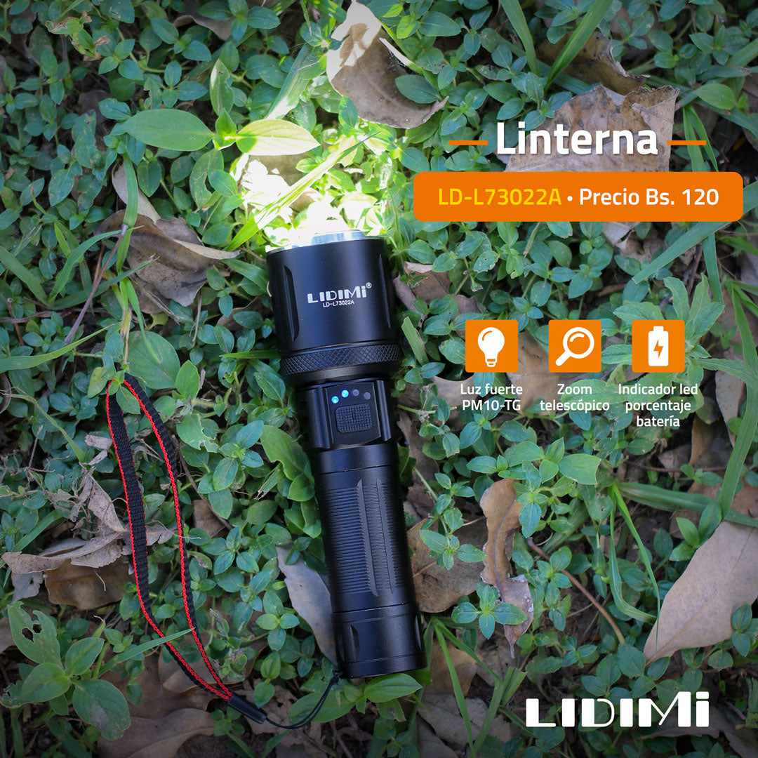 SUPER LINTERNA LED 🔦🤩